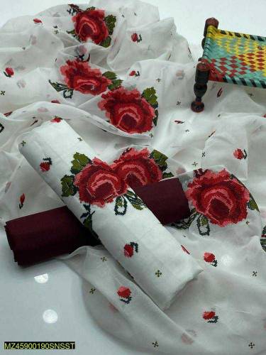 3pice women unstiched cloth 