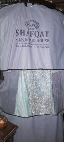 bridal maxi with trouser and paouch with cancan