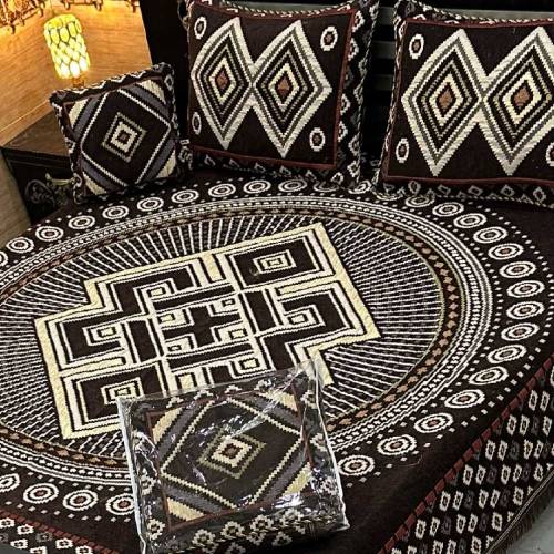 King size Velvet jacquard bedsheet Free shipping 