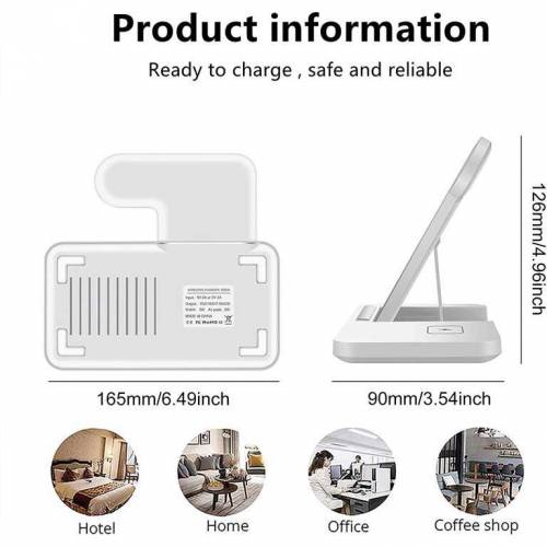wireless charger 3 in 1 Fast Wireless Charging  foldable for iphone