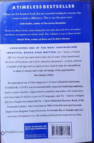 THE SEVEN HABITS OF HIGHLY EFFECTIVE PEOPLE 