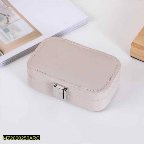 Double Layer PU Leather Jewelry Box For Travel