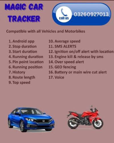 Car Tracker with Mic/ PTA Approved Car Tracker/ Live Car Locator