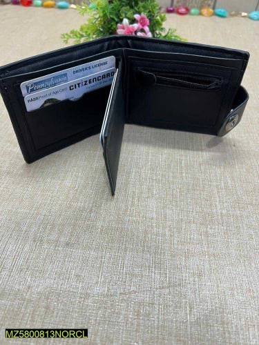 Men's Leather textured bi fold wallet delivery free 