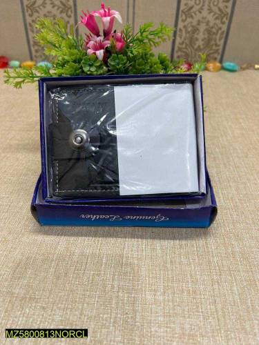Men's Leather textured bi fold wallet delivery free 