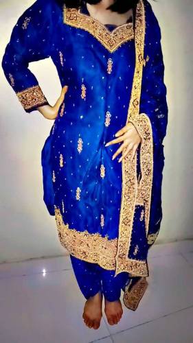 Beautiful banarsi dress with Amazing design 