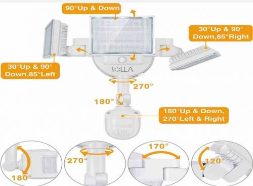 SOLLA  2000LM LED Solar security lights (free delivery)