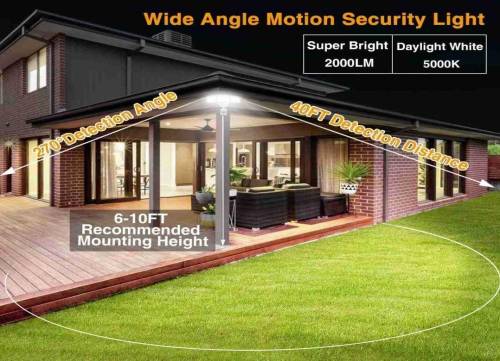 SOLLA  2000LM LED Solar security lights (free delivery)