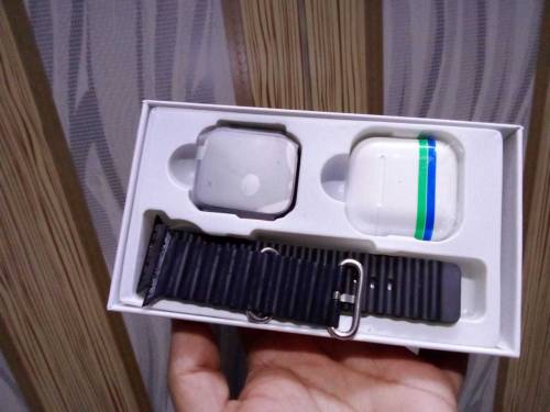 Mx8 Ultra Smart WatchDual Straps with Airpods 🔥High Quality 💯🔥