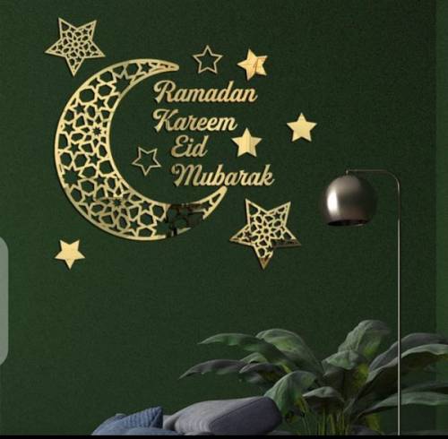 Ramadan Kareem Wall Decorations Acrylic Mirror