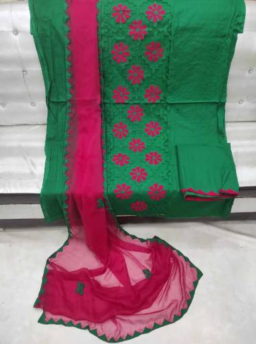 New collection 😍  Beautiful Handmade Applic suits