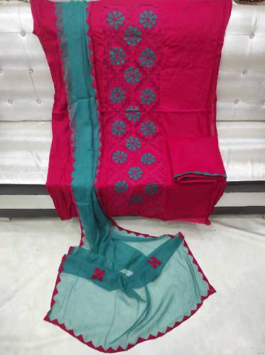 New collection 😍  Beautiful Handmade Applic suits