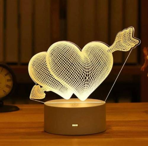 *Acrylic 3d Illusion Led Lamp