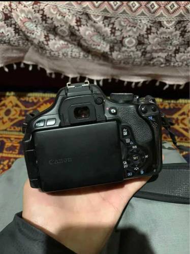 Canon 600d with 18-55mm lens