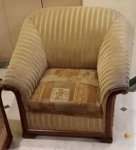 6 seater sofa set, frame/structure from orginal old wood
