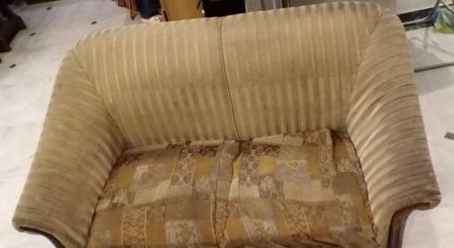 6 seater sofa set, frame/structure from orginal old wood