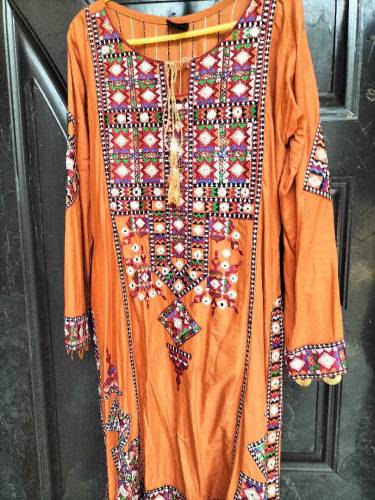 Full embroidery lawn stuff dress 