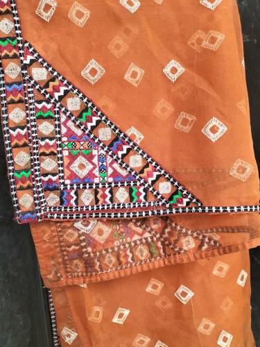 Full embroidery lawn stuff dress 