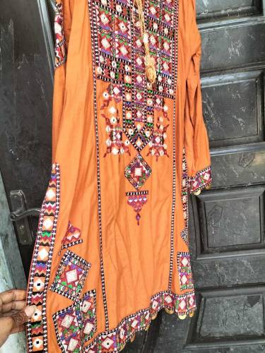 Full embroidery lawn stuff dress 