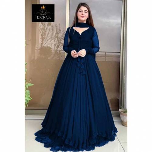 *Two Layers Border Front & Back Lace Work