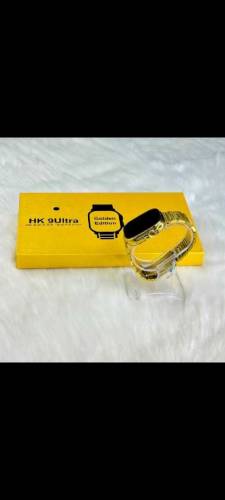 HK9 ULTRA Smart Watch Golden Edition Dual Straps 