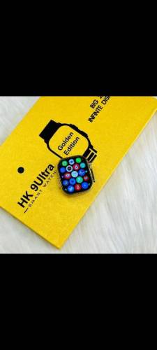 HK9 ULTRA Smart Watch Golden Edition Dual Straps 