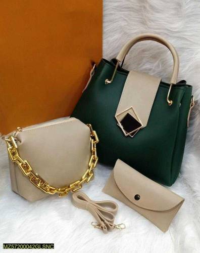 •  Material: PU Leather•  Product Type: HandBag•  Pattern Design: Plai