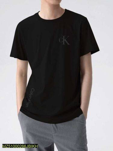 1 pic Men's Stitched cotton jersey printed T-shirt 