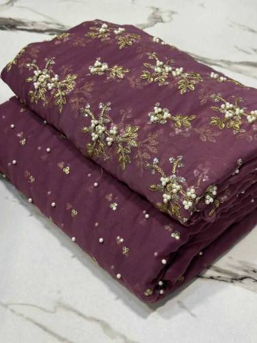 new arrival heavy embroidery suit 