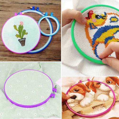 Plastic Embroidery Cross Stitch Frames different sizes 