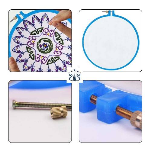 Plastic Embroidery Cross Stitch Frames different sizes 