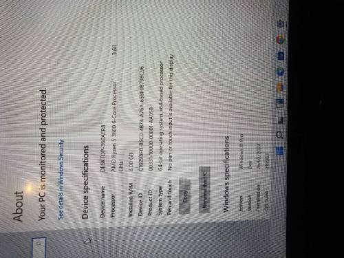 ryzen 5 3600 gaming Pc rtx 2060 6gb 3fans 
