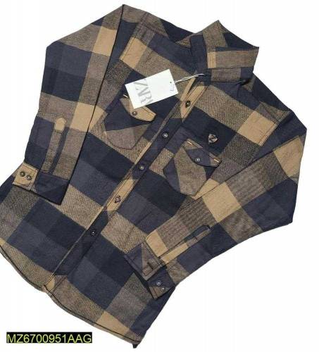1 pic's Men' s Stiched Cotton Printed Dress Shirt