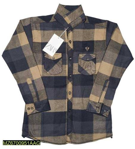 1 pic's Men' s Stiched Cotton Printed Dress Shirt