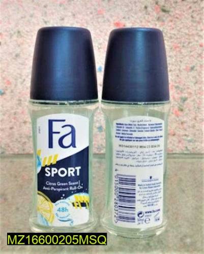 Fa Sport anti perspirant Roll on Pack of 2 