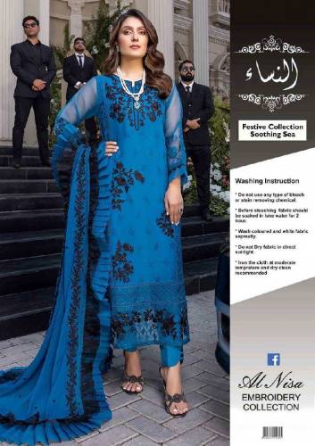 Woman fashions Cloth: Azure☆☆Fabric Details : Chiffon & Malai