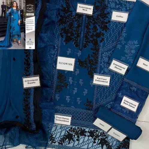 Woman fashions Cloth: Azure☆☆Fabric Details : Chiffon & Malai