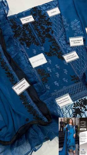 Woman fashions Cloth: Azure☆☆Fabric Details : Chiffon & Malai