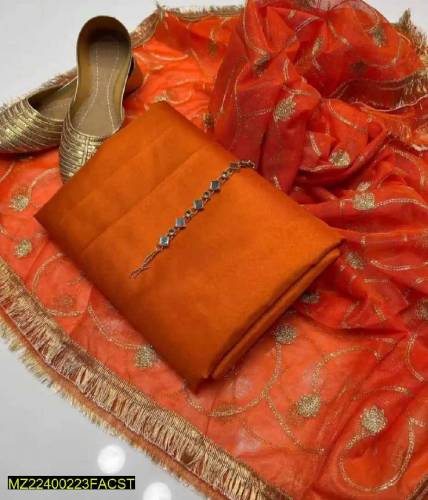 3 Pcs Formal unstitched Suit 