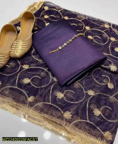3 Pcs Formal unstitched Suit 