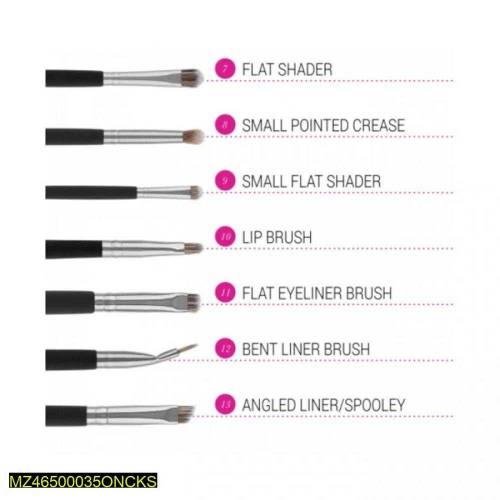 Makeup Brush Set, Set Of 13