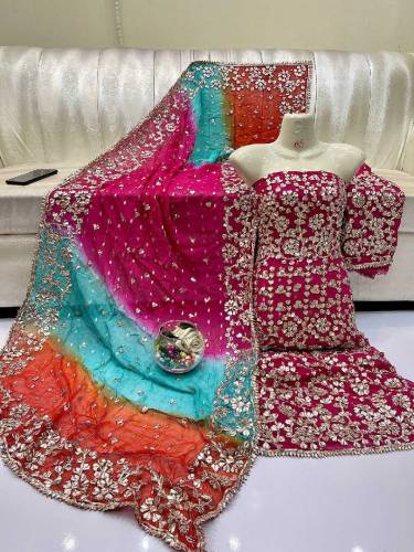 Tradtional the&die LCD Gota jall Suit