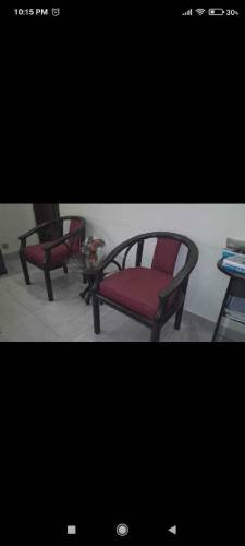 Bedroomset/King sized single beds/Sidetables/Bedroom Chairs/centretabl