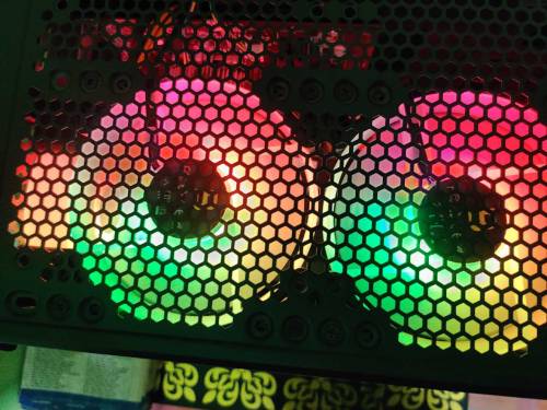 Gaming PC with RGB keyboard mouse and keyboard mouse pad, HD webcam