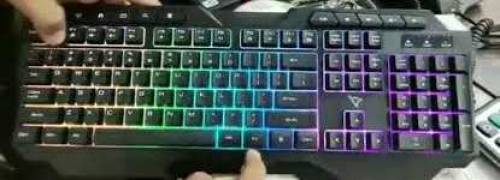 Gaming PC with RGB keyboard mouse and keyboard mouse pad, HD webcam