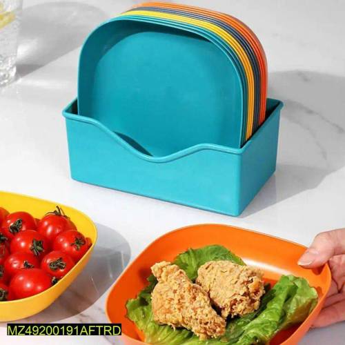 square snack plate pack of 5