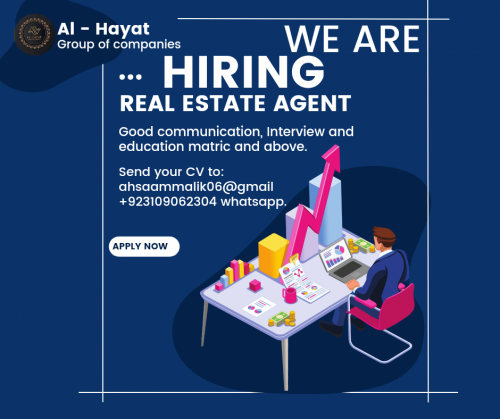 Staff required for real estate work