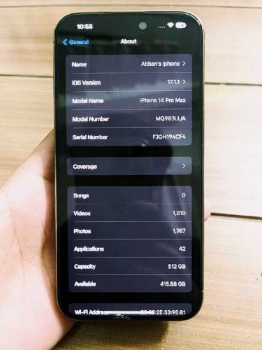 Iphone 14 Pro max 