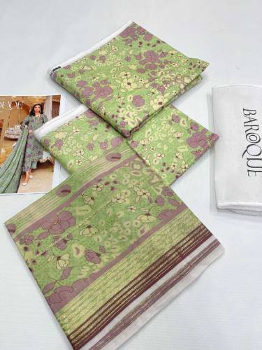BAROQUE DIGITAL PRINT LAWN ALLOVER 3 PCS 2024
