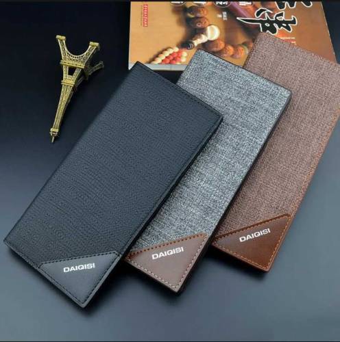 New fashion Slim and light weight long wallet for men and Card Holders
